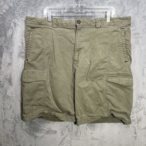 Tommy Bahama Chino Shorts Mens 40x9 Green Flat Front Cargo Tencel Cotton Stretch